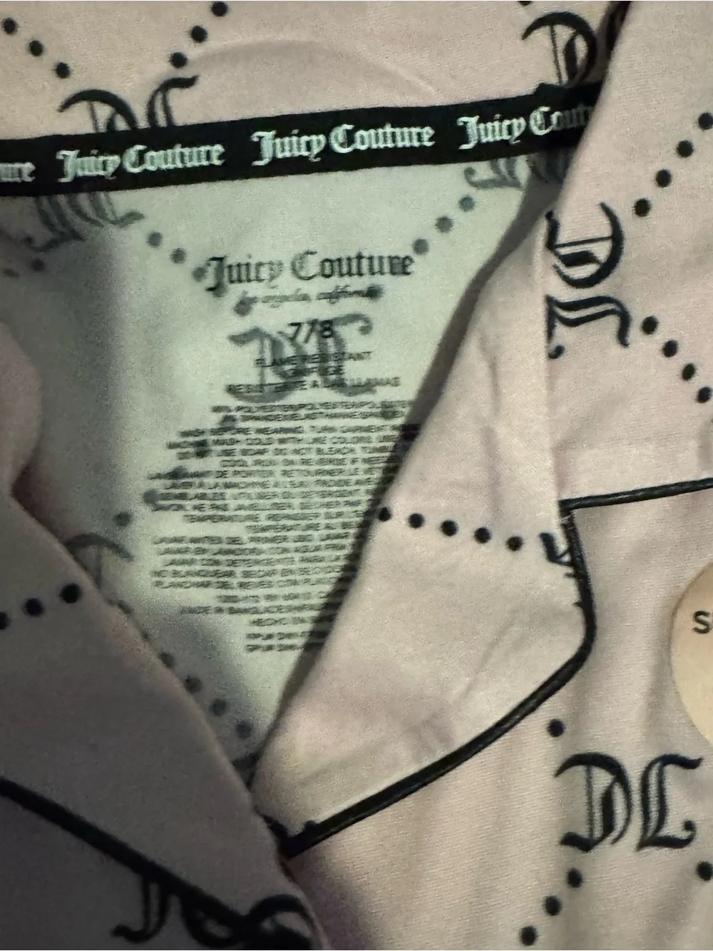 Juicy Couture soft pink